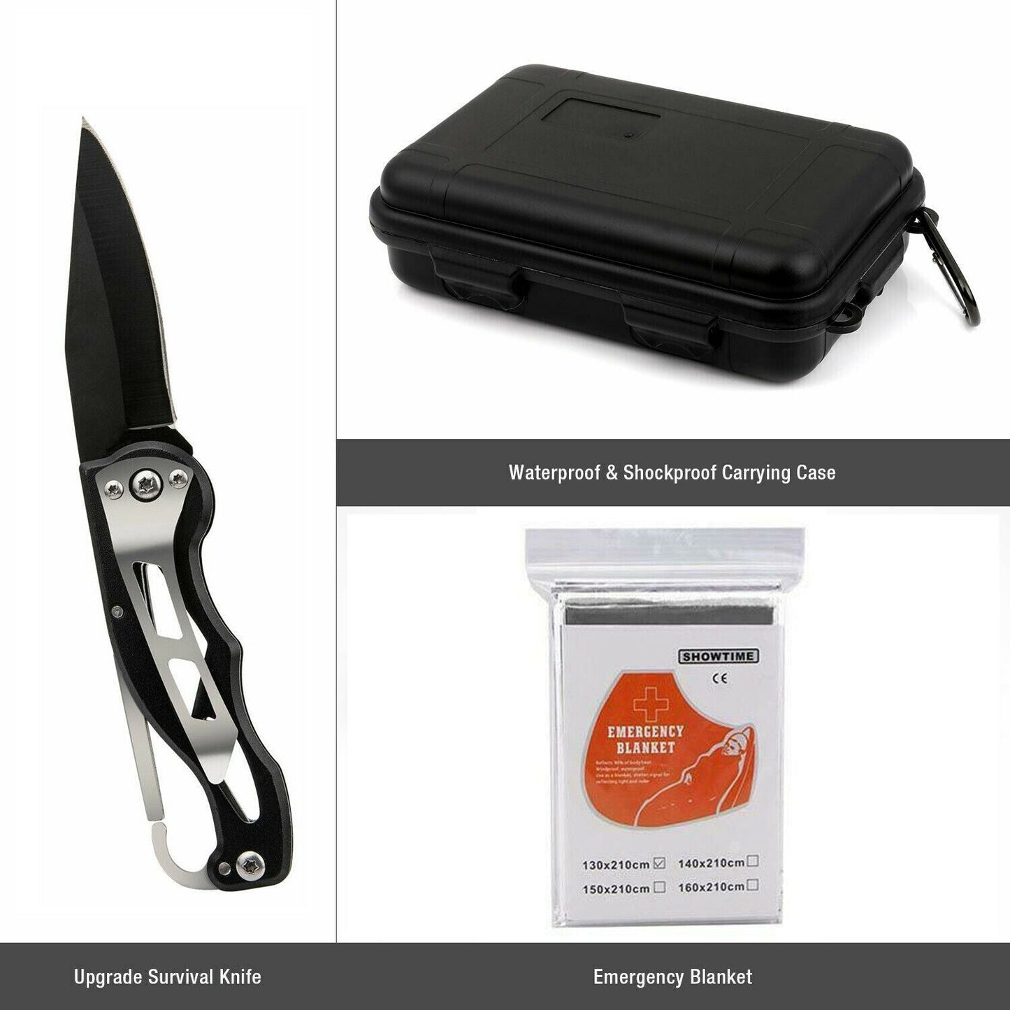 14 in 1 Outdoor Emergency Survival And Safety Gear Kit Camping - giftsforintroverts.com