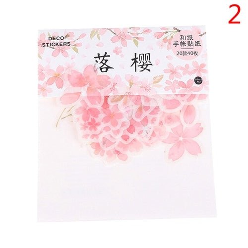 40pcs/pack Scrapbook Stickers Decoration DIY Album - giftsforintroverts.com