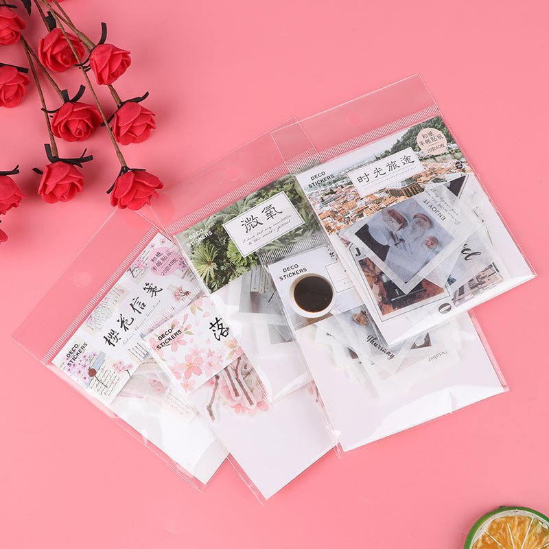 40pcs/pack Scrapbook Stickers Decoration DIY Album - giftsforintroverts.com