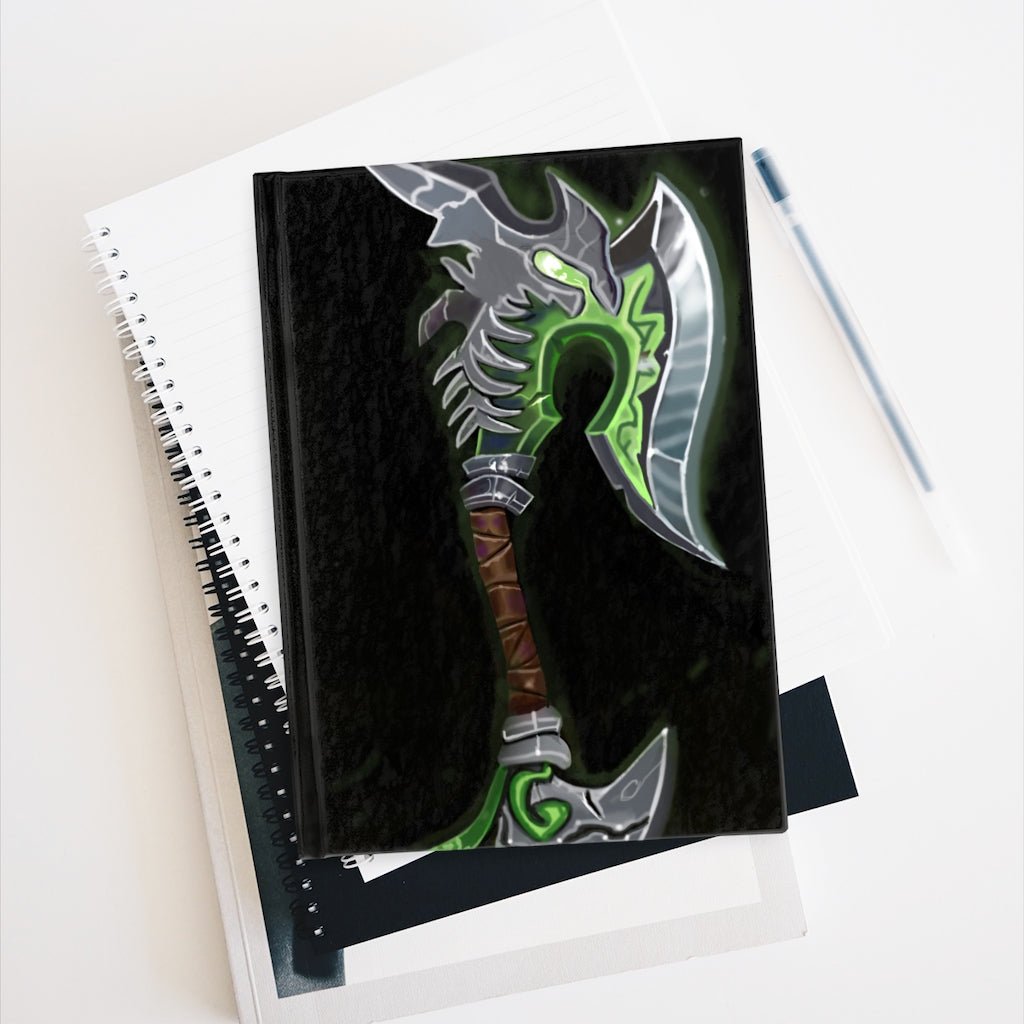Bone Crusher Scythe Journal - Ruled Line - giftsforintroverts.com