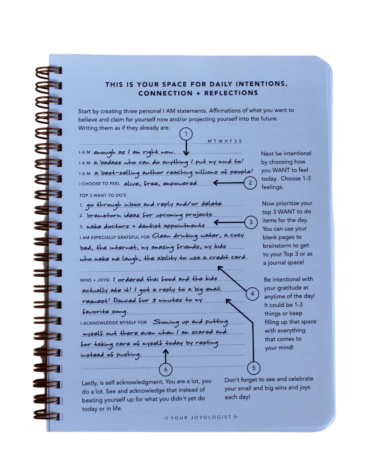 Daily Intentions, Connection, Reflection Jounal - giftsforintroverts.com