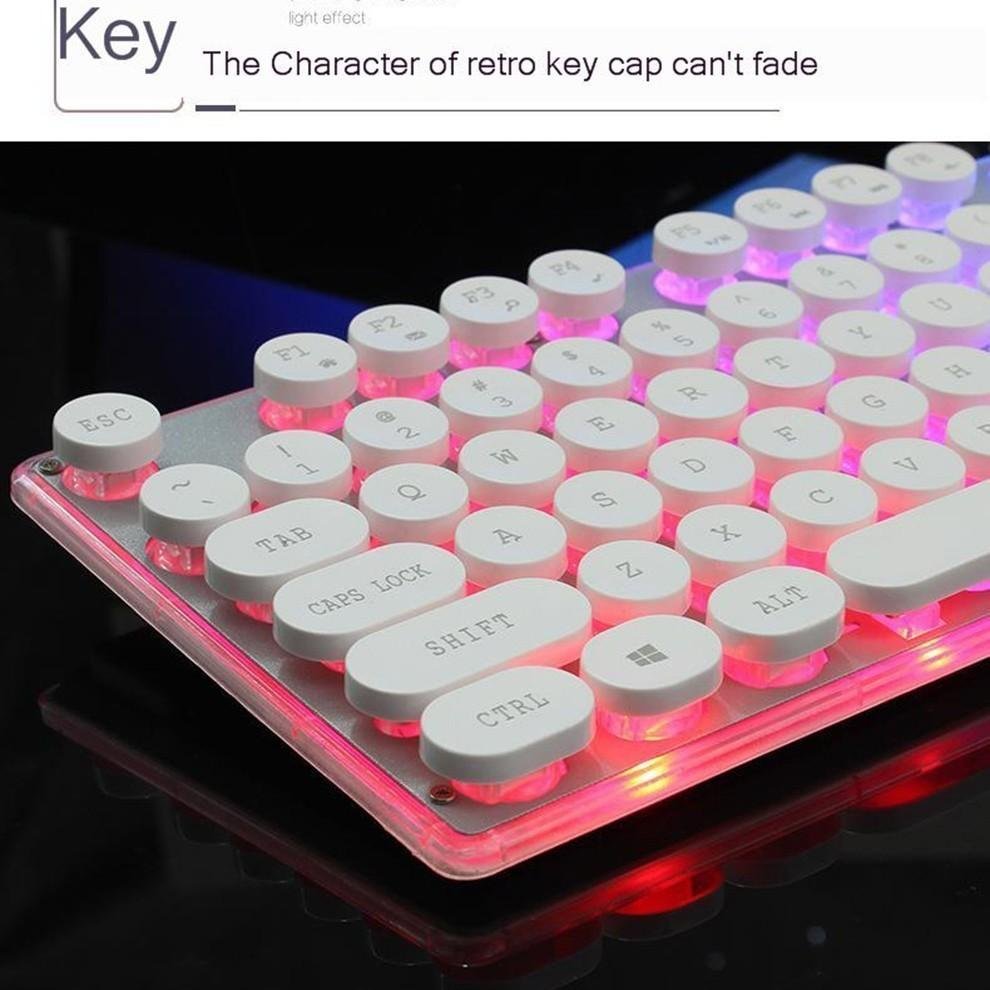 Dragon LED Backlight Gaming USB Wired Keyboard Mouse Set - giftsforintroverts.com