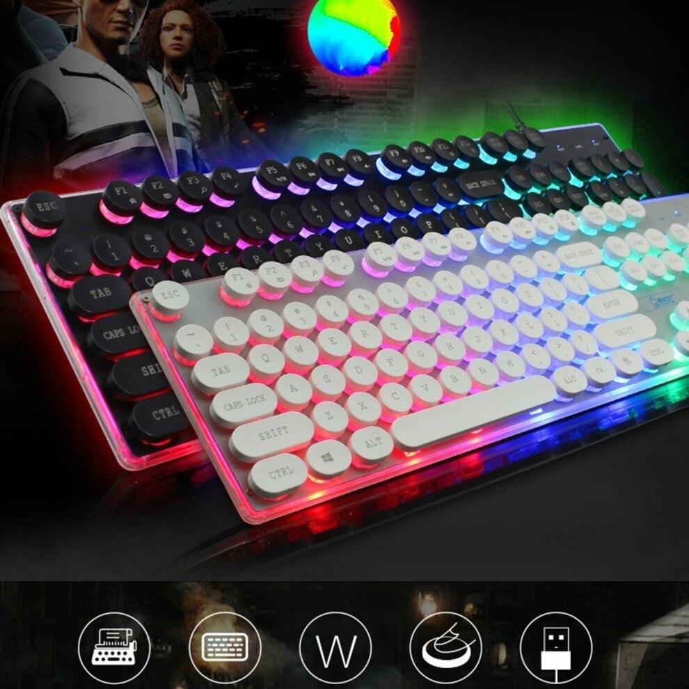 Dragon LED Backlight Gaming USB Wired Keyboard Mouse Set - giftsforintroverts.com