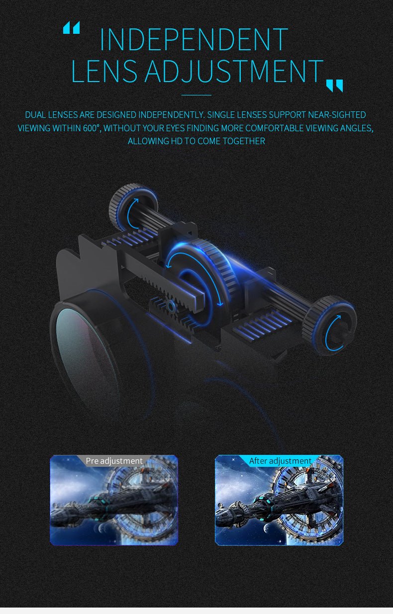 Dragon Magic G6 VR Gaming Stereo 3D Headset - giftsforintroverts.com