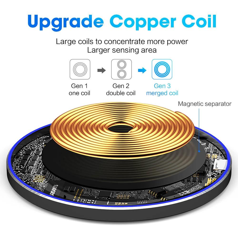 Dragon W9 30W Wireless Charging Pad - giftsforintroverts.com