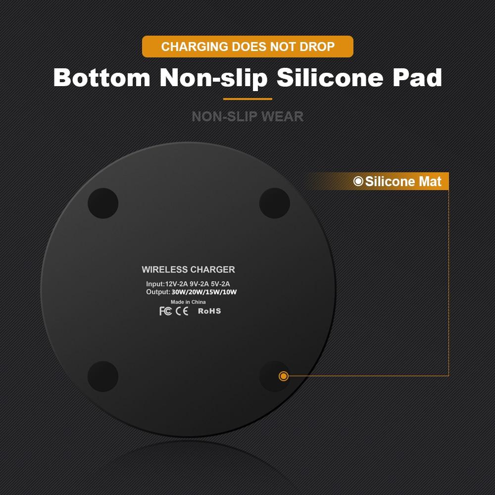 Dragon W9 30W Wireless Charging Pad - giftsforintroverts.com