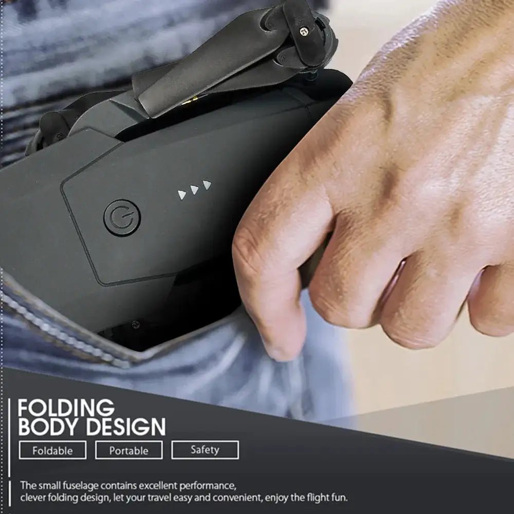 Foldable Quadcopter Drone 720P/1080P/4k HD RC - introvertgiftboxes.com