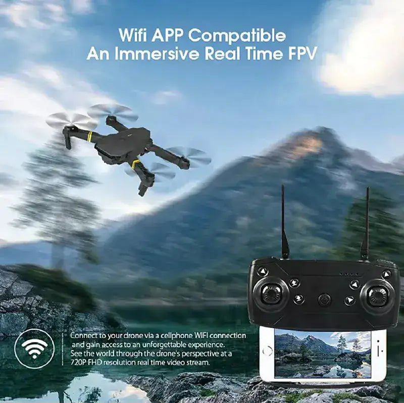 Foldable Quadcopter Drone 720P/1080P/4k HD RC - introvertgiftboxes.com