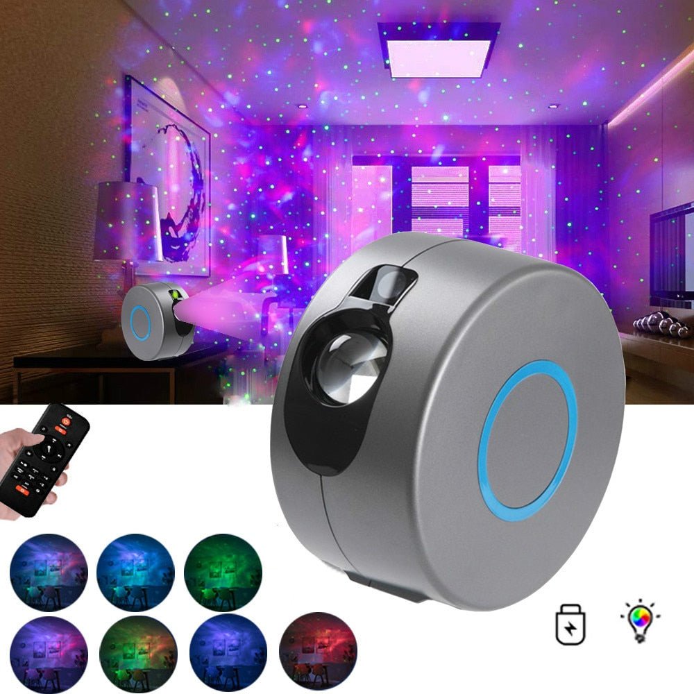 Galaxy Starry Sky Projector Rotating - giftsforintroverts.com