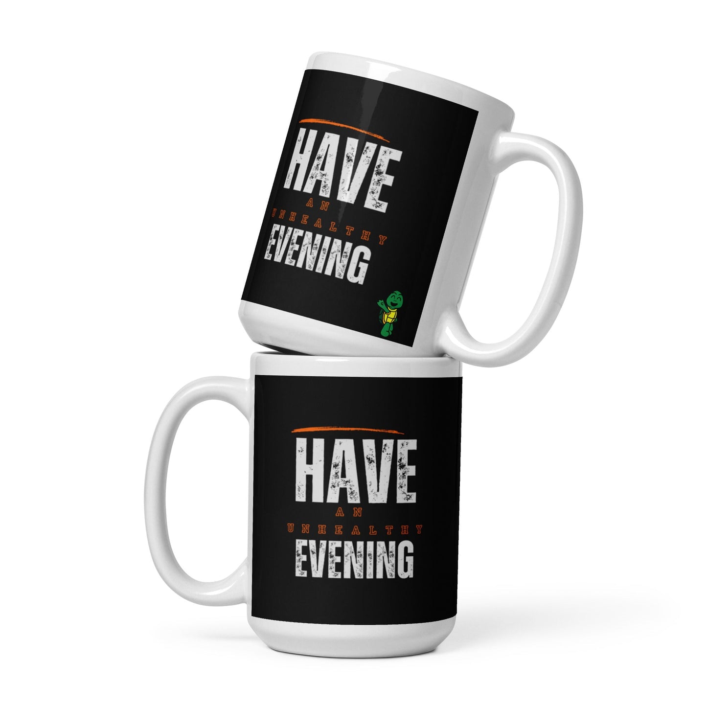 "Have an Unhealthy Evening" Mug - introvertgiftboxes.com