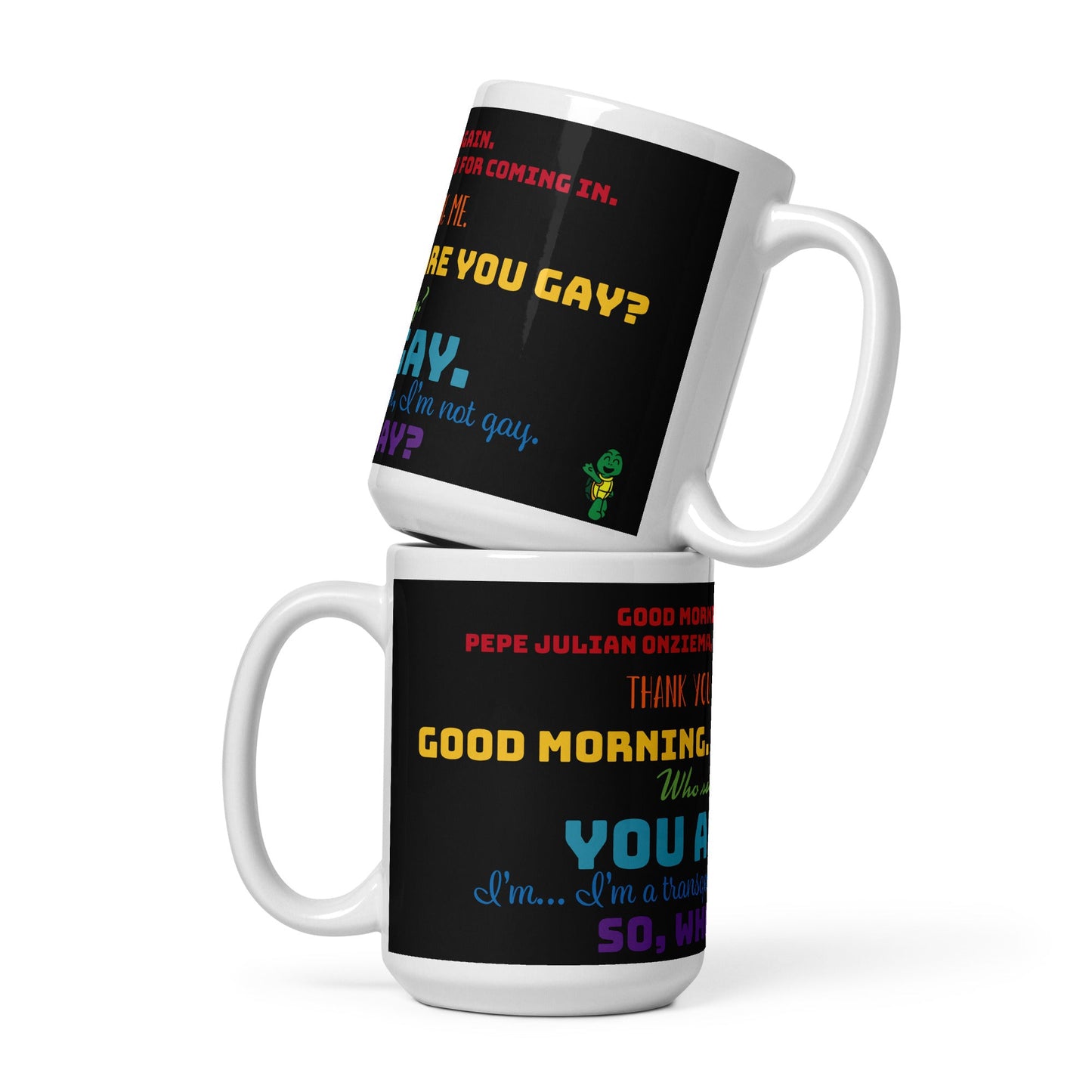 "Interview Meme" Mug - introvertgiftboxes.com