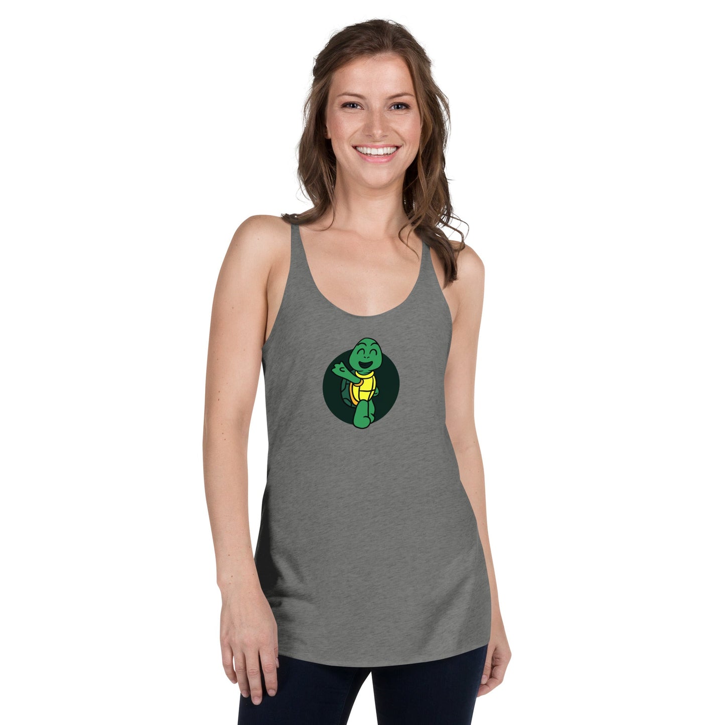 Introvert Turtle Women's Racerback Tank - giftsforintroverts.com