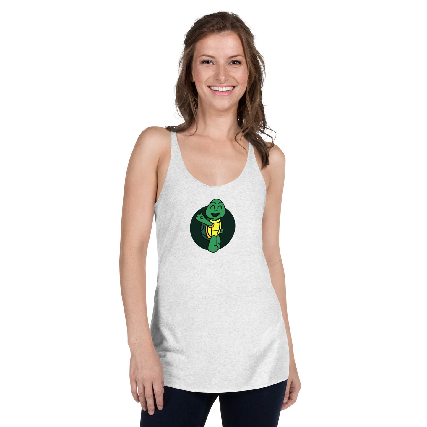 Introvert Turtle Women's Racerback Tank - giftsforintroverts.com