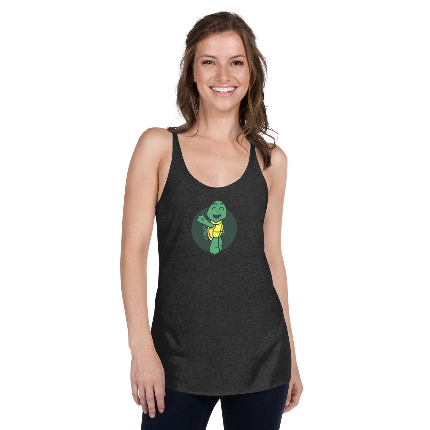 Introvert Turtle Women's Racerback Tank - giftsforintroverts.com