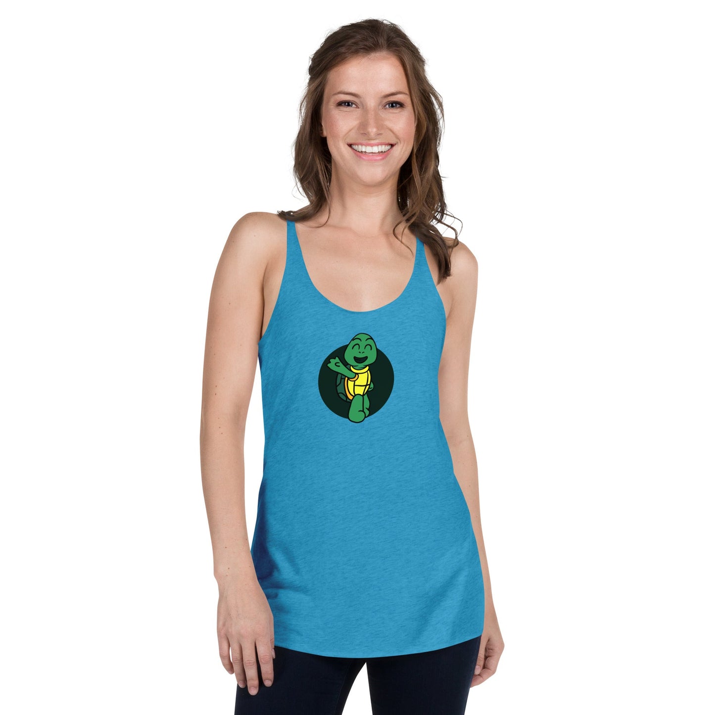 Introvert Turtle Women's Racerback Tank - giftsforintroverts.com