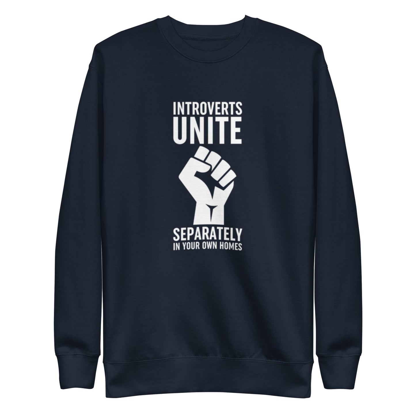 "Introverts Unite!" Unisex Sweatshirt - giftsforintroverts.com