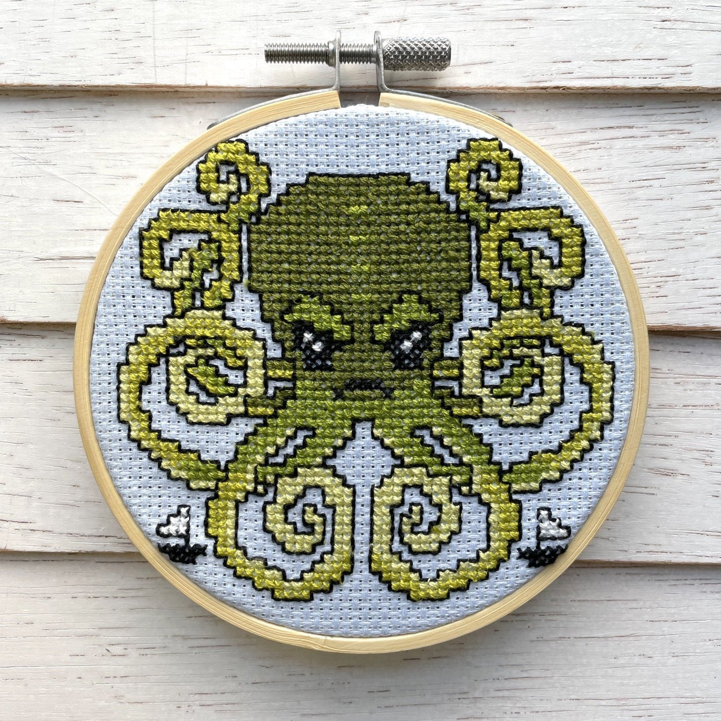 Kraken Cross Stitch Kit - giftsforintroverts.com