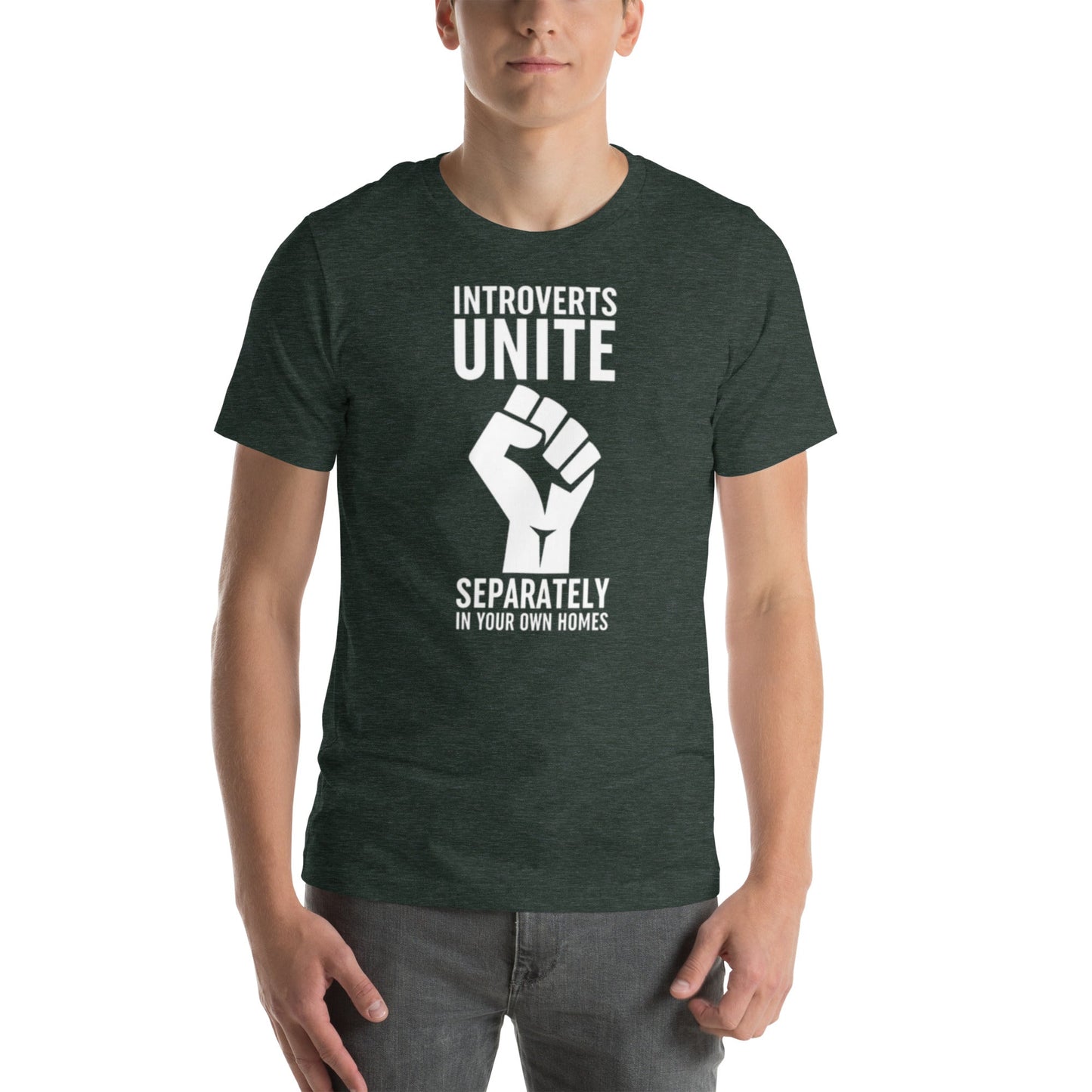 Men's "Introverts Unite!" T-Shirt - giftsforintroverts.com