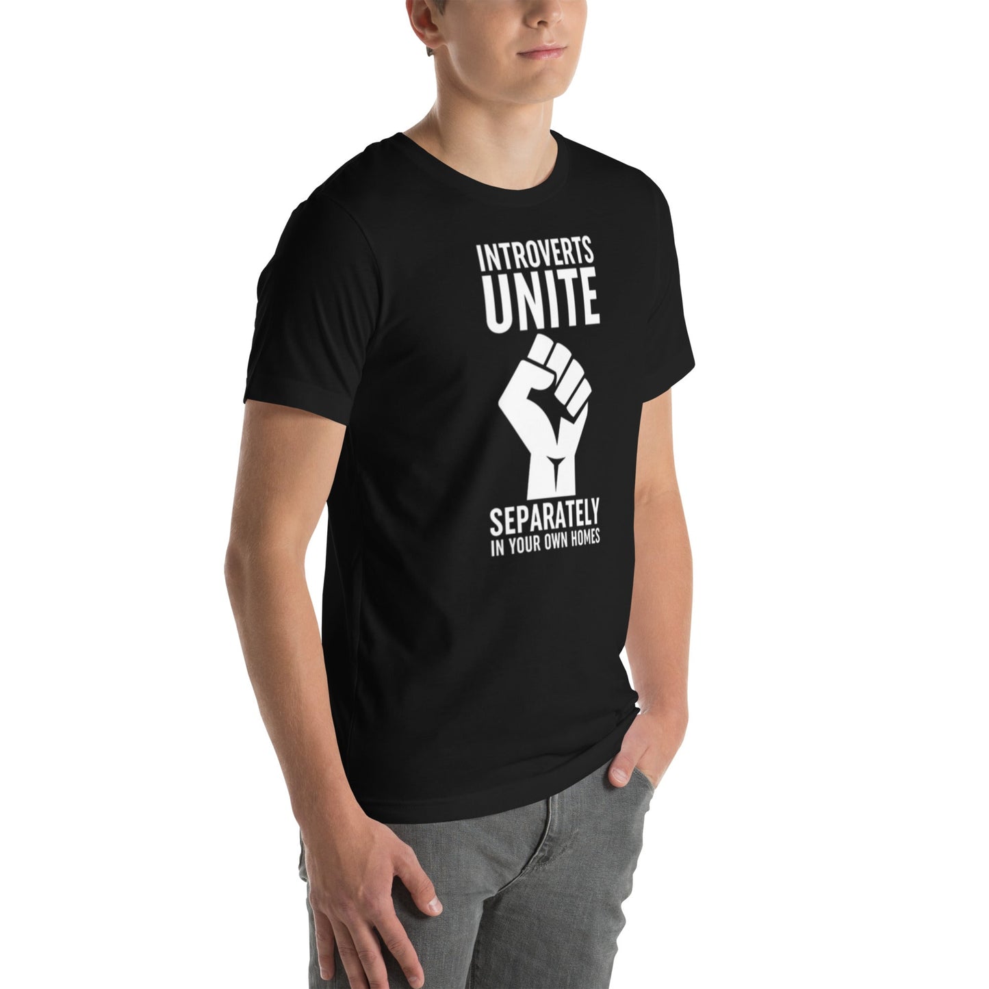 Men's "Introverts Unite!" T-Shirt - giftsforintroverts.com