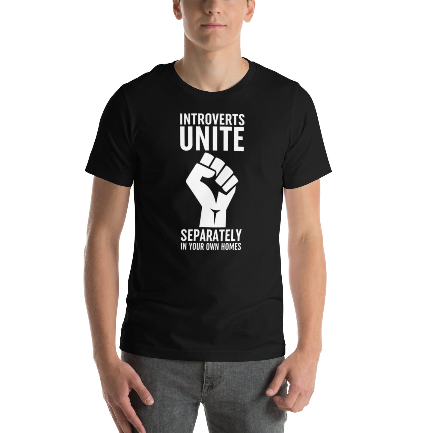 Men's "Introverts Unite!" T-Shirt - giftsforintroverts.com
