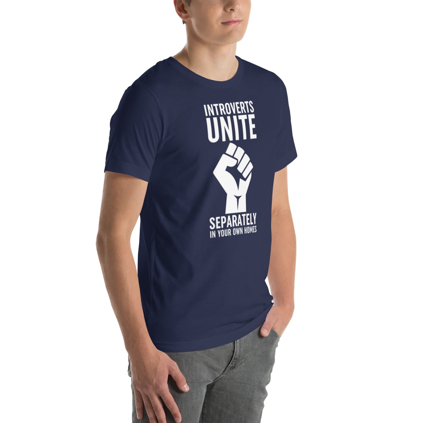 Men's "Introverts Unite!" T-Shirt - giftsforintroverts.com