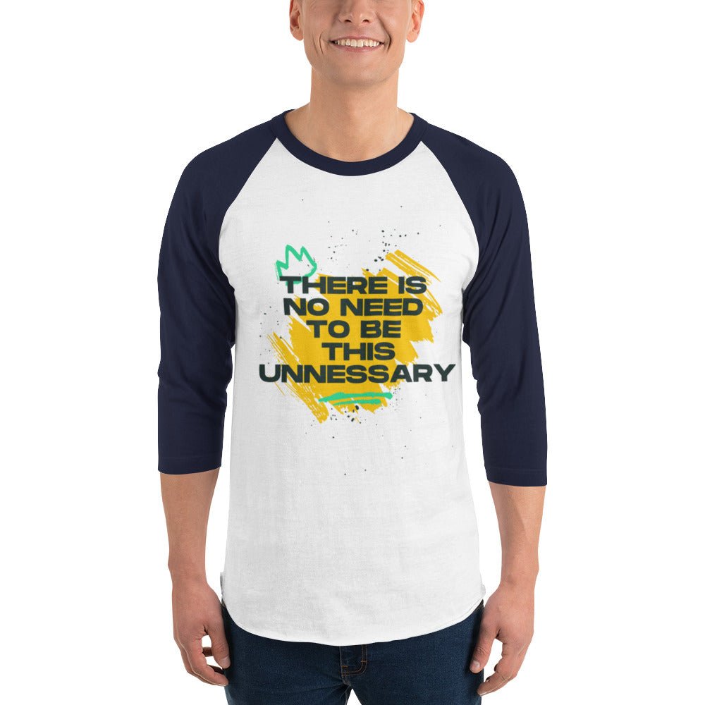 Men's "No Need to be Unnecessary" T-Shirt - introvertgiftboxes.com