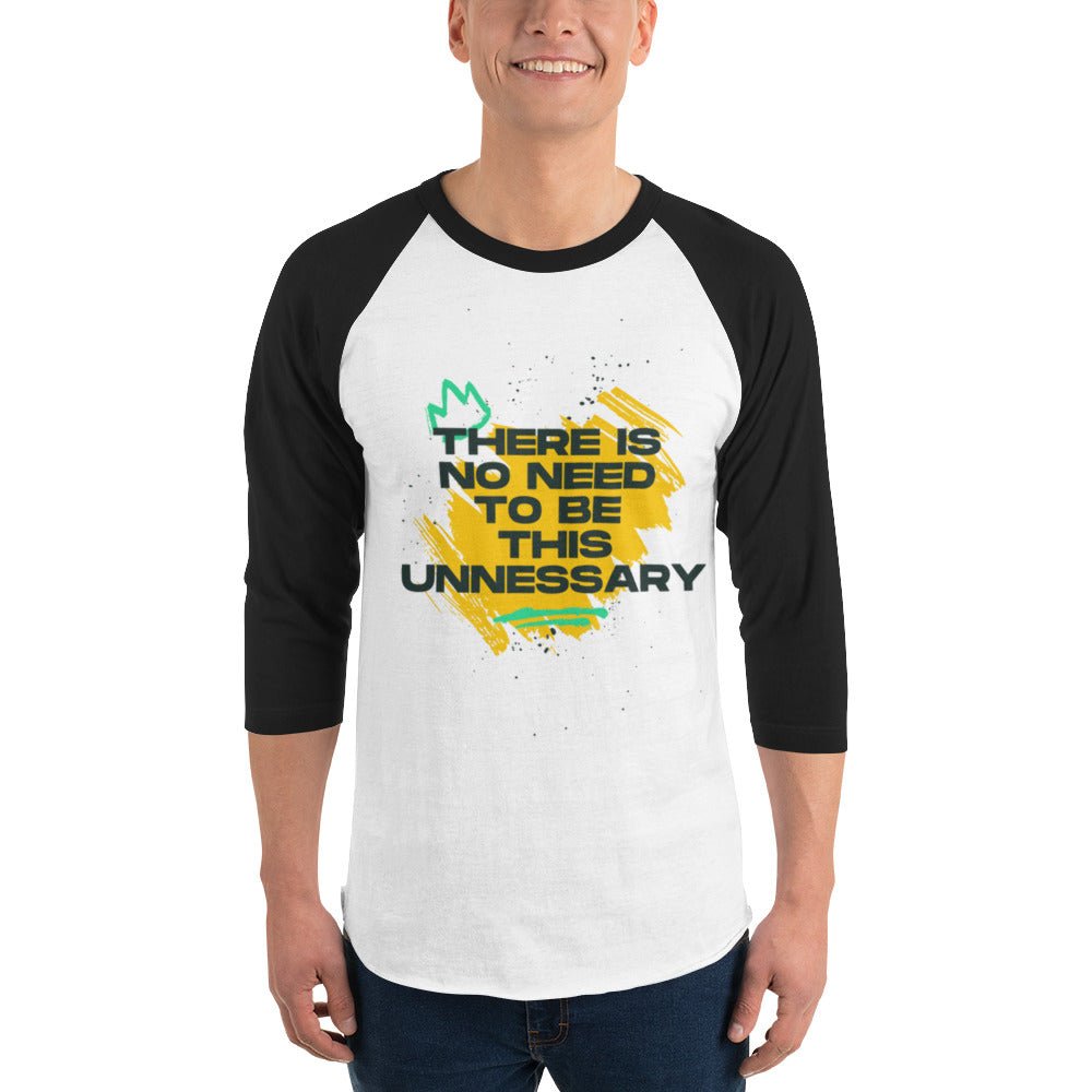 Men's "No Need to be Unnecessary" T-Shirt - introvertgiftboxes.com
