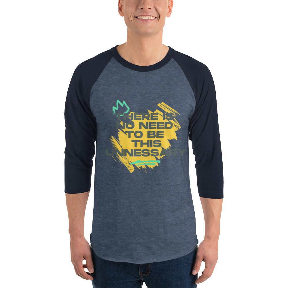 Men's "No Need to be Unnecessary" T-Shirt - introvertgiftboxes.com