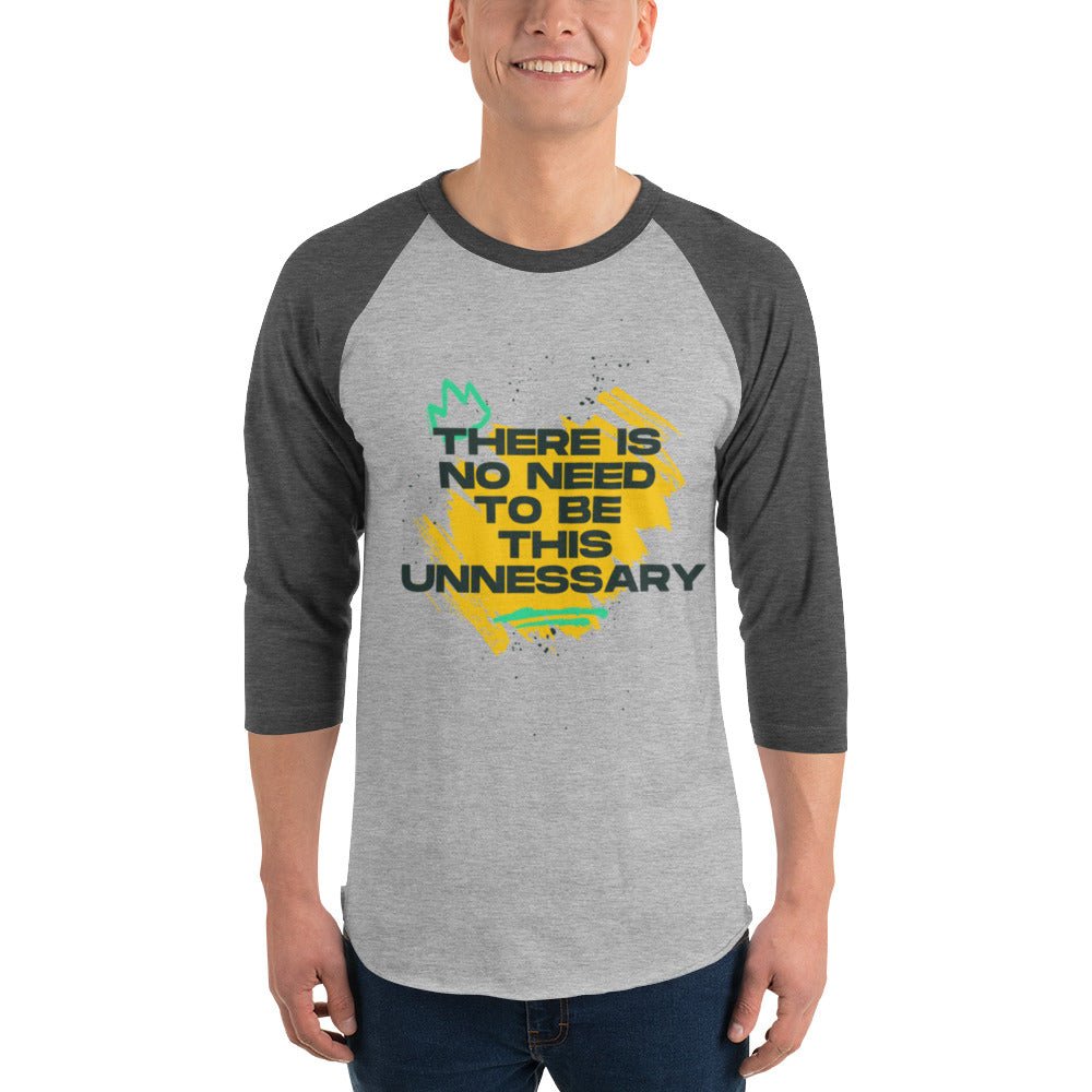 Men's "No Need to be Unnecessary" T-Shirt - introvertgiftboxes.com