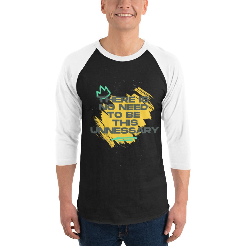 Men's "No Need to be Unnecessary" T-Shirt - introvertgiftboxes.com