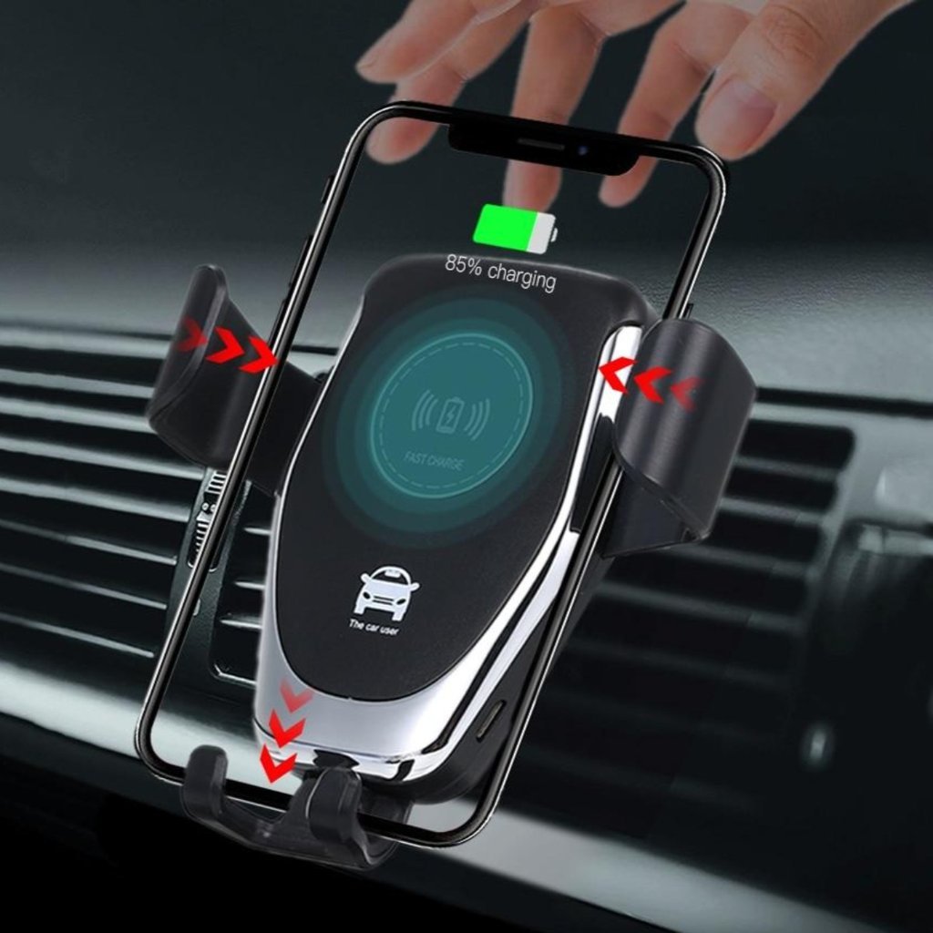 Ninja Dragon QI X Universal Wireless Charger with Car Mount Holder - giftsforintroverts.com