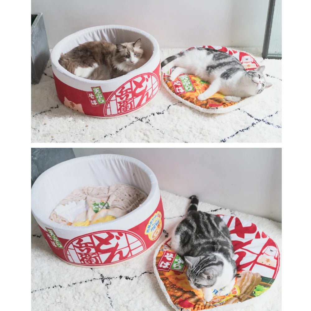 Pet Ramen Cushion Bed - giftsforintroverts.com