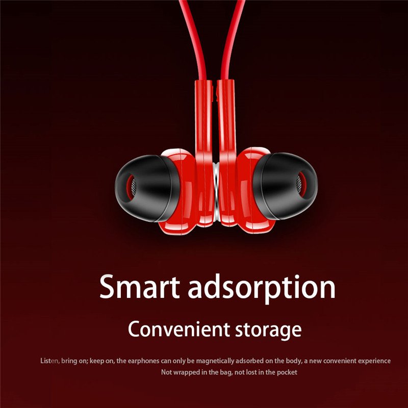 Sport Neckband Bluetooth Earphone Magnetic Wireless Headphones - giftsforintroverts.com