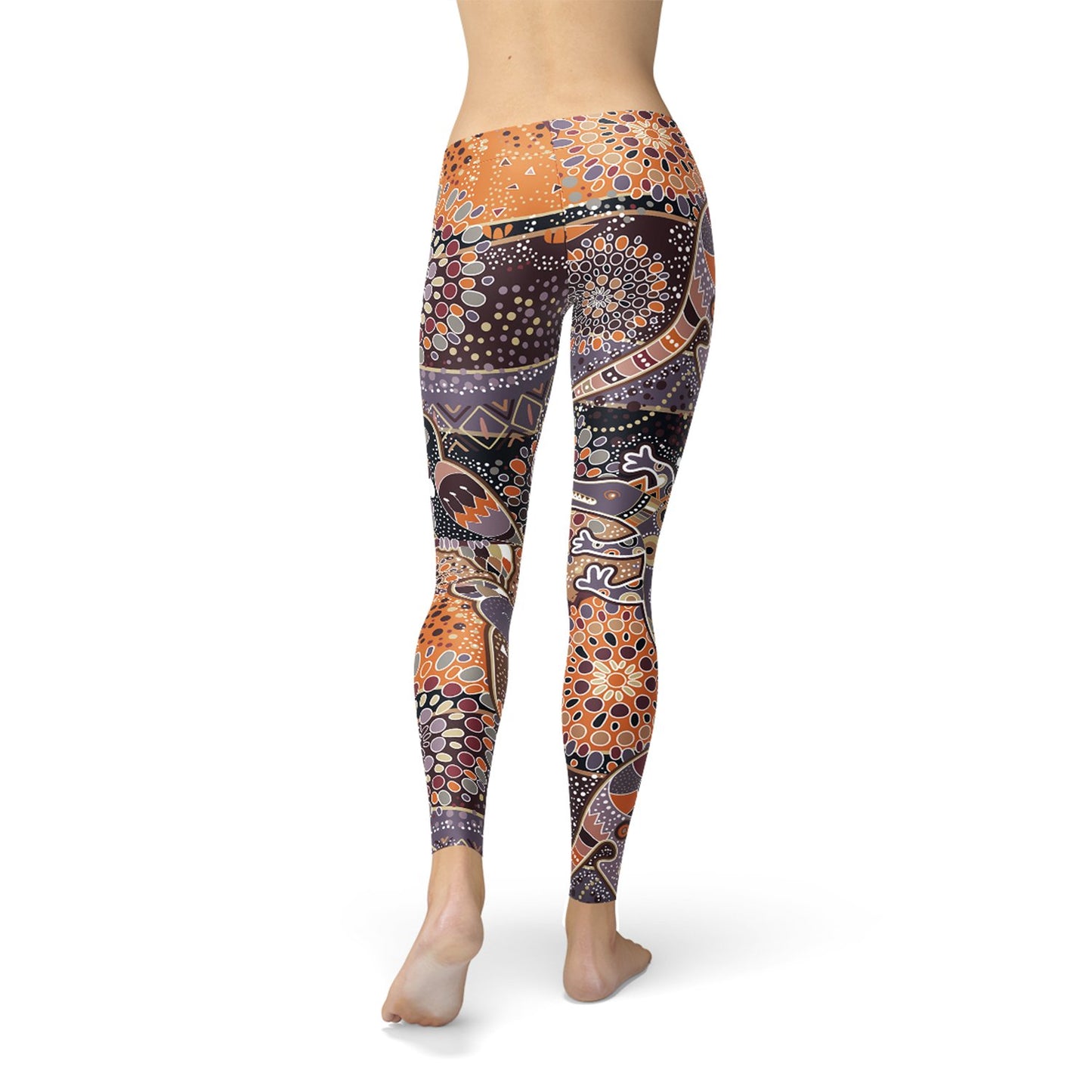 Womens Aboriginal Dreamtime Leggings - giftsforintroverts.com