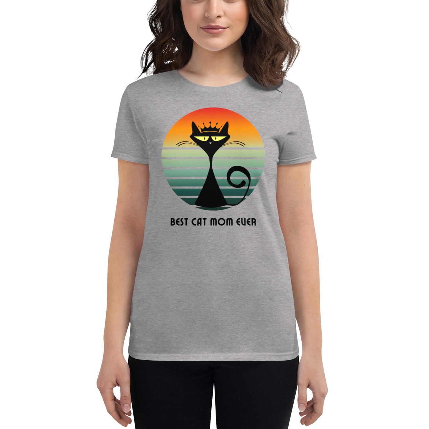 Women's "Cat Mom" T-Shirt - introvertgiftboxes.com