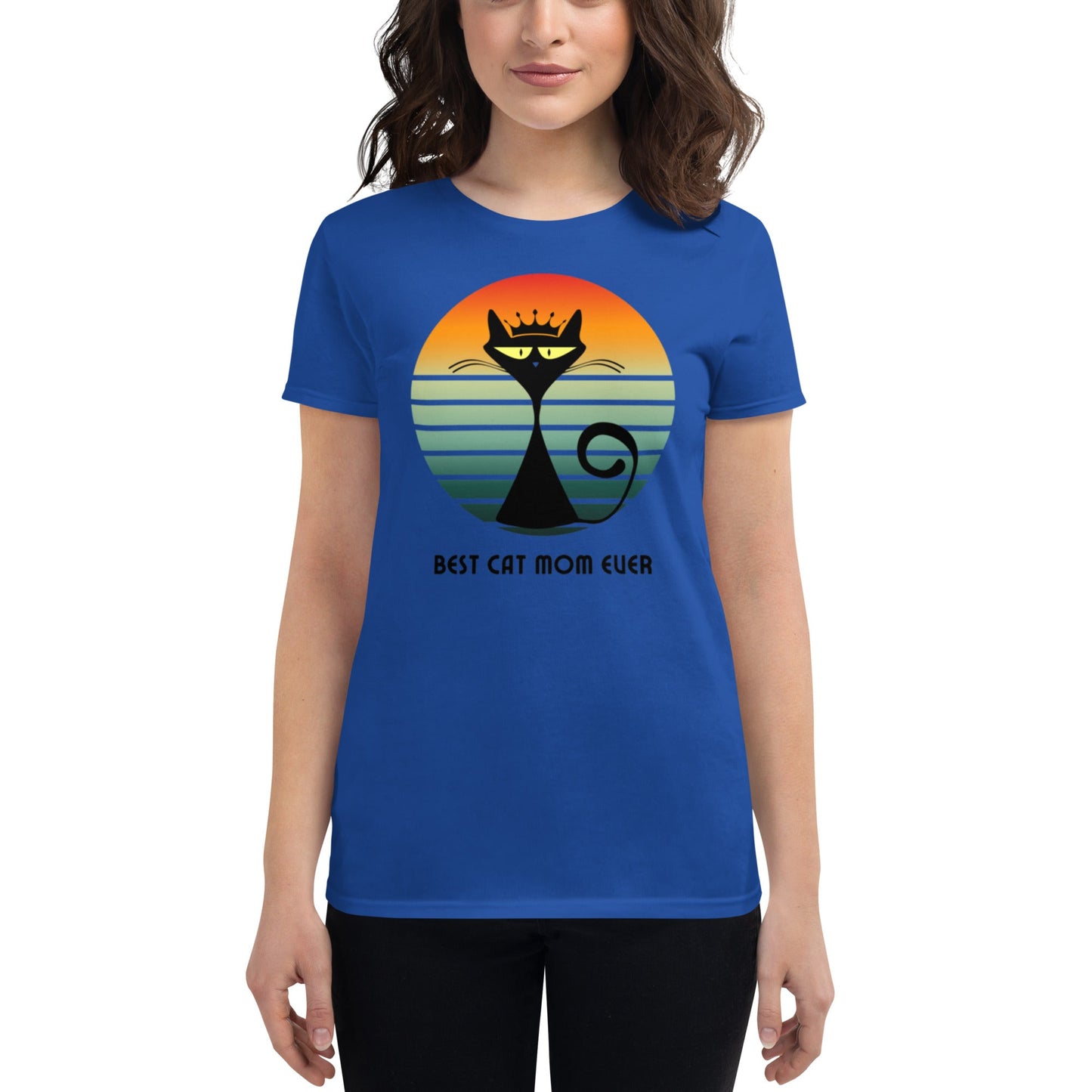Women's "Cat Mom" T-Shirt - introvertgiftboxes.com