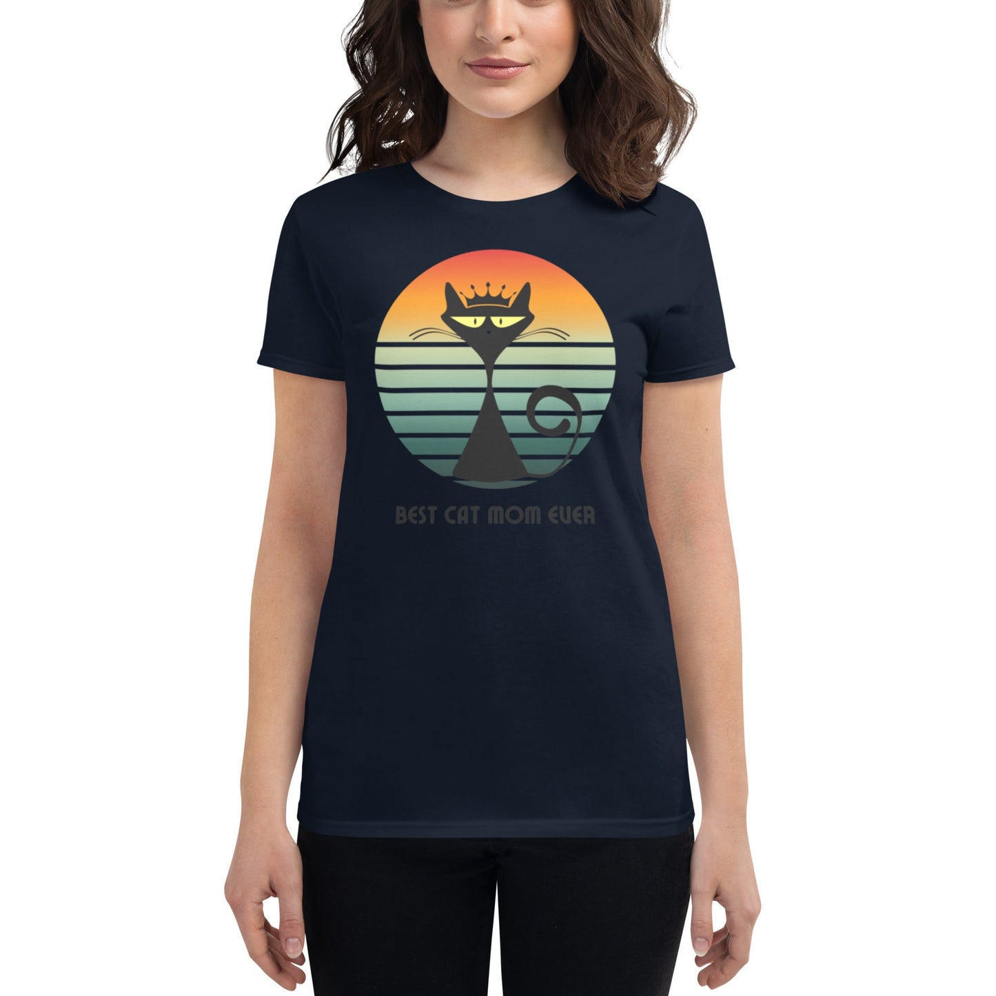 Women's "Cat Mom" T-Shirt - introvertgiftboxes.com
