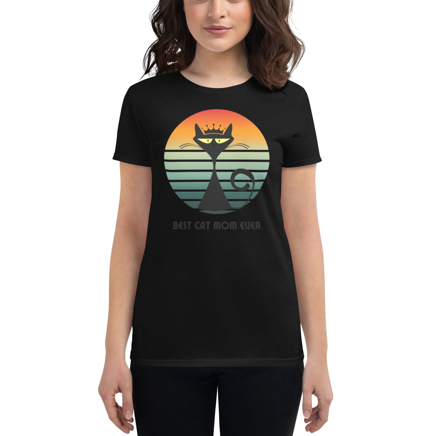 Women's "Cat Mom" T-Shirt - introvertgiftboxes.com