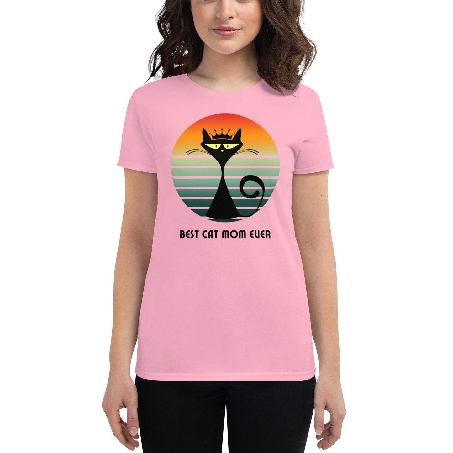 Women's "Cat Mom" T-Shirt - introvertgiftboxes.com