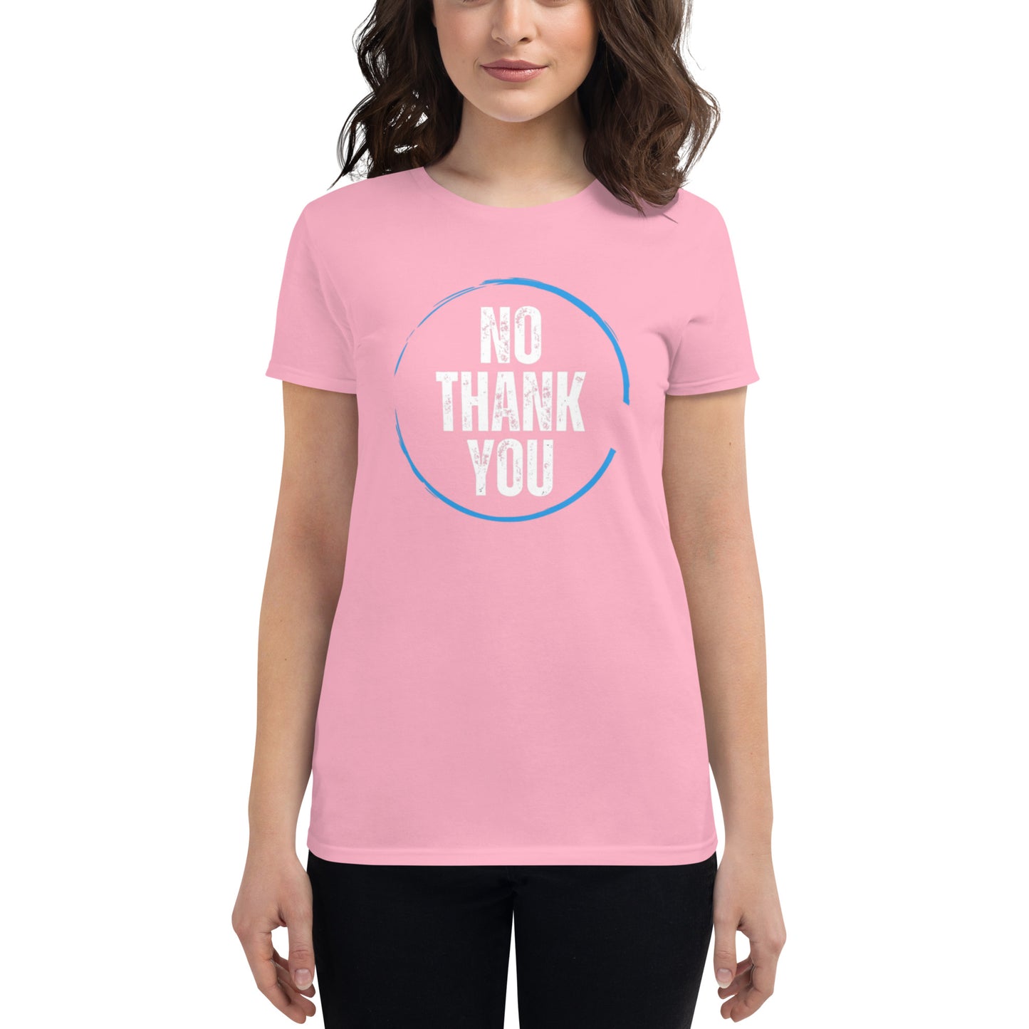 Women's "No Thank You" T-Shirt - introvertgiftboxes.com