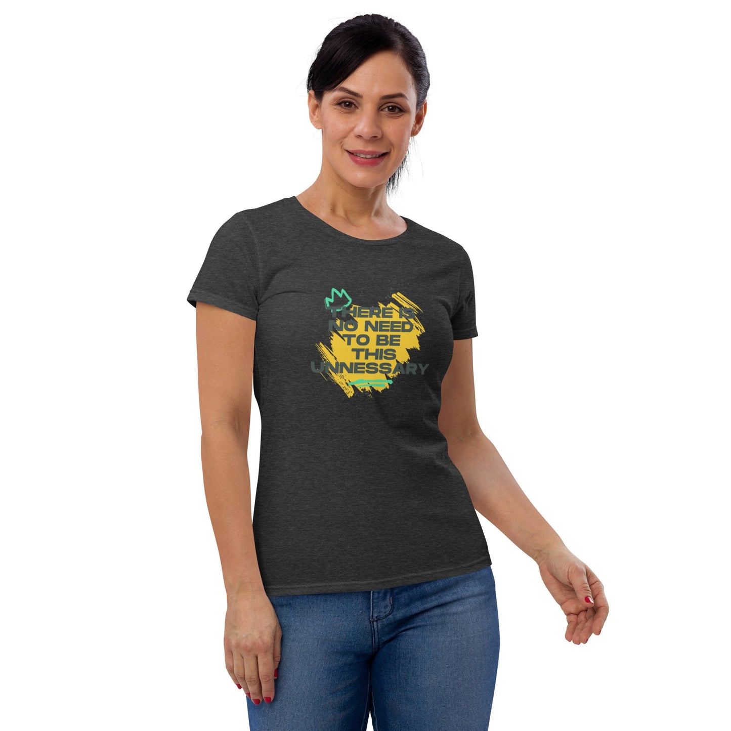 Women's "No Need to be Unnecessary" T-Shirt - introvertgiftboxes.com