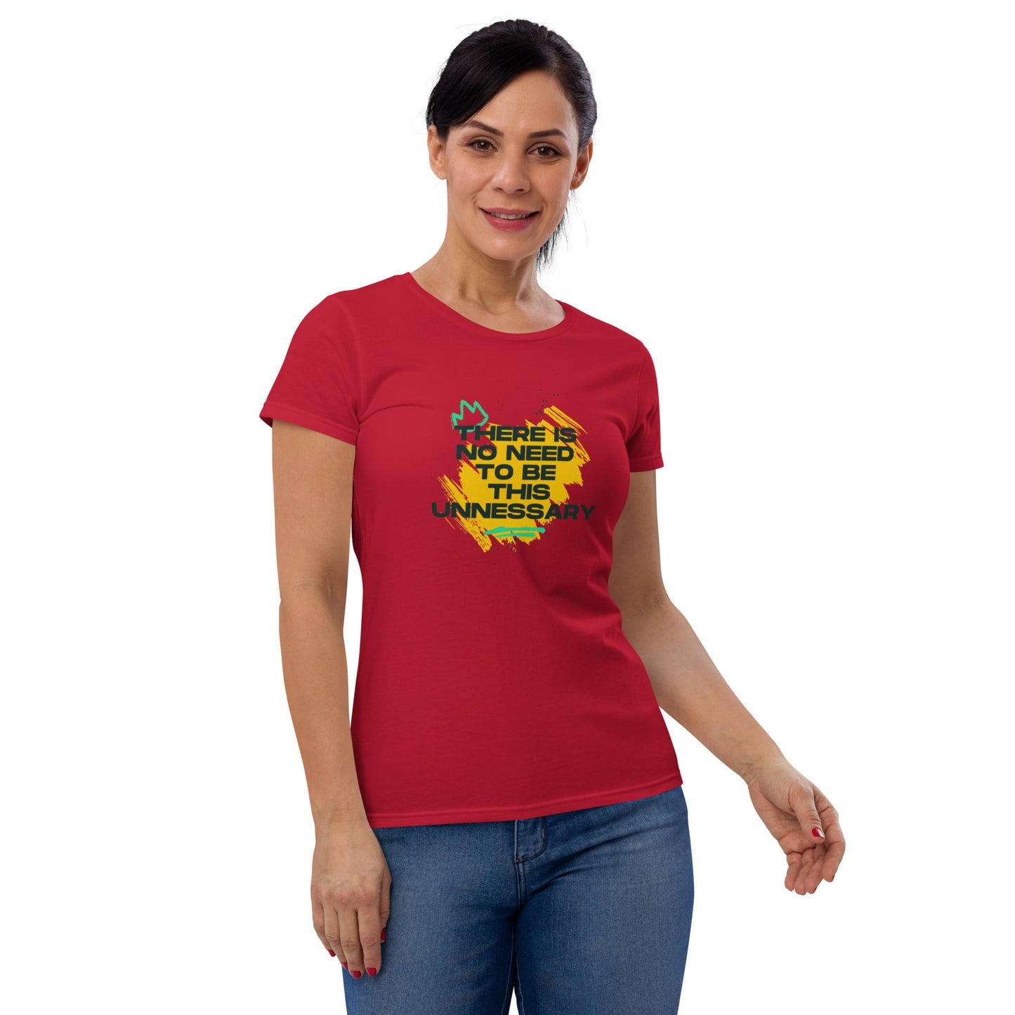 Women's "No Need to be Unnecessary" T-Shirt - introvertgiftboxes.com
