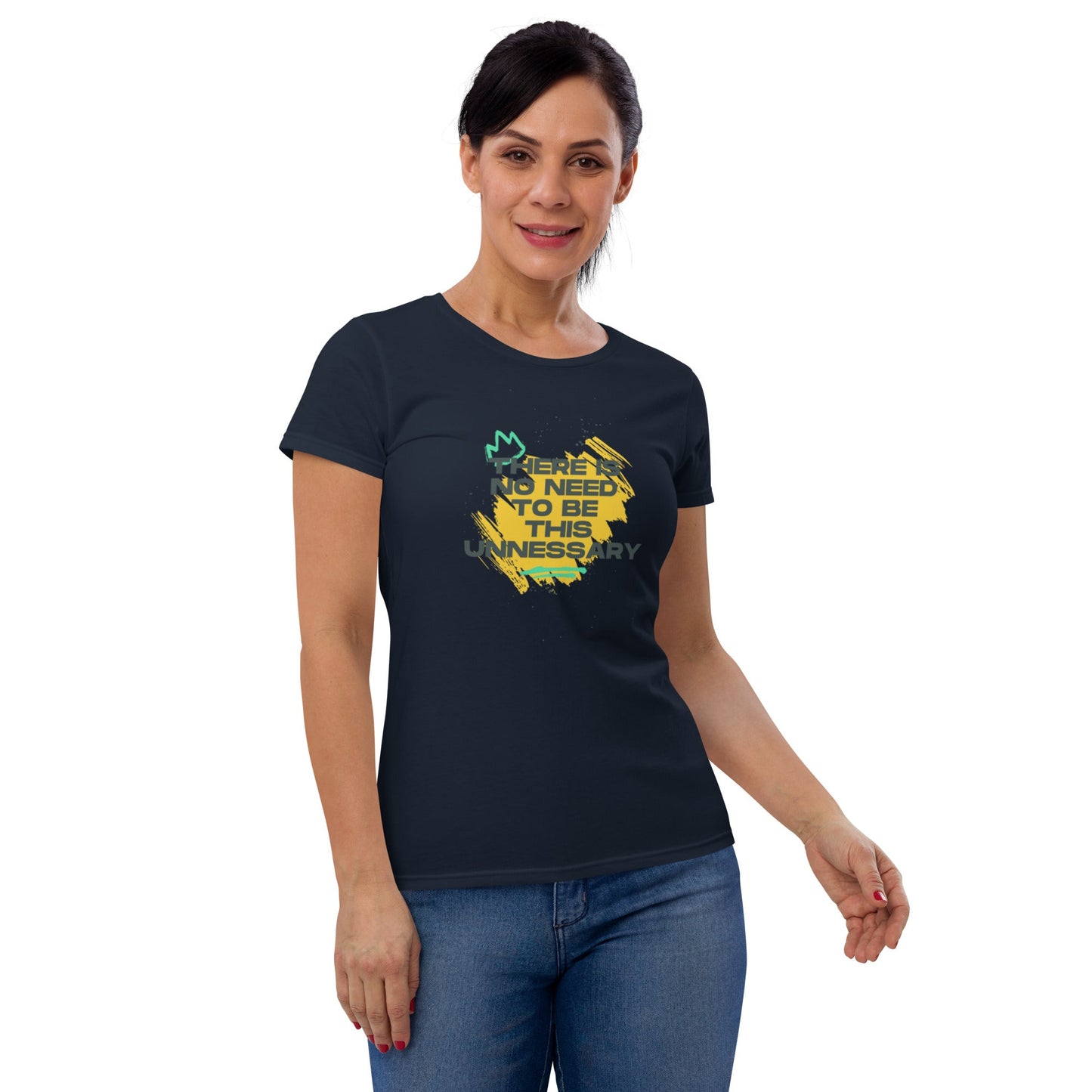 Women's "No Need to be Unnecessary" T-Shirt - introvertgiftboxes.com