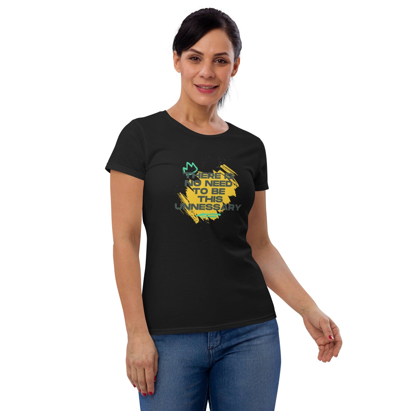 Women's "No Need to be Unnecessary" T-Shirt - introvertgiftboxes.com