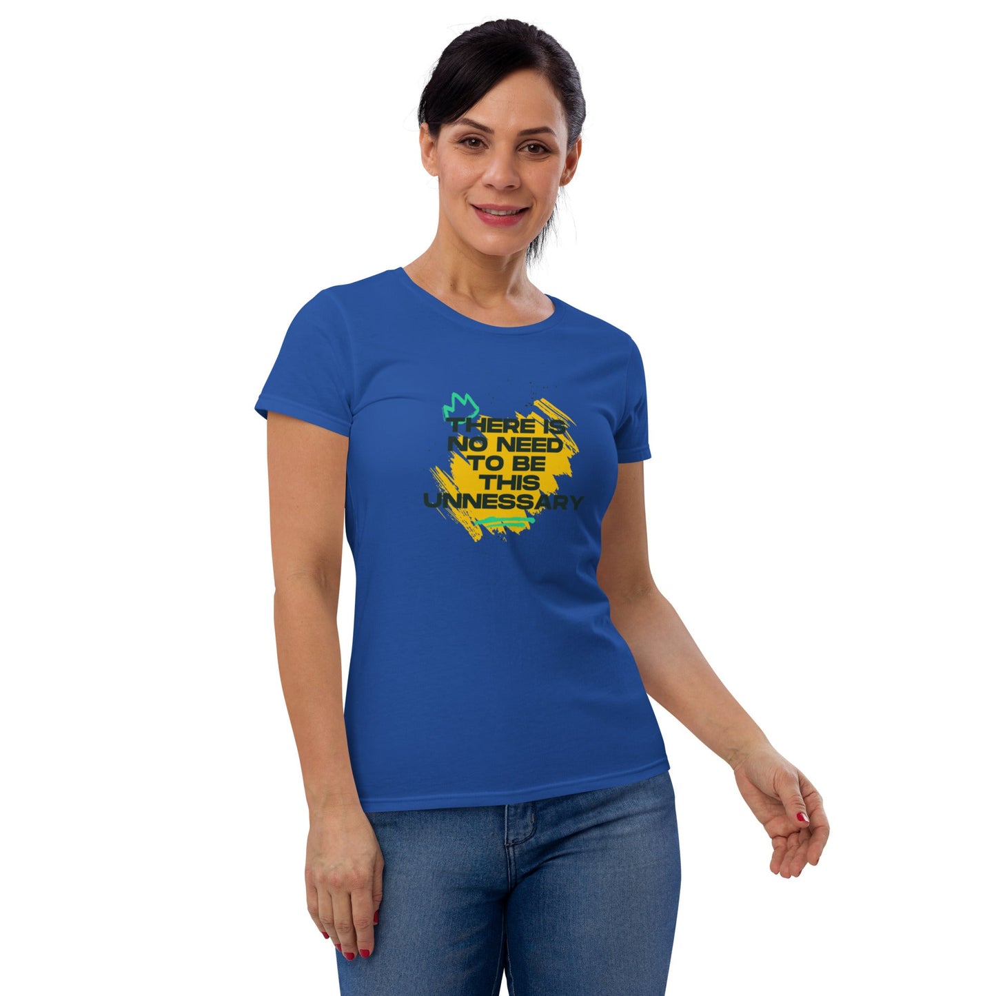 Women's "No Need to be Unnecessary" T-Shirt - introvertgiftboxes.com