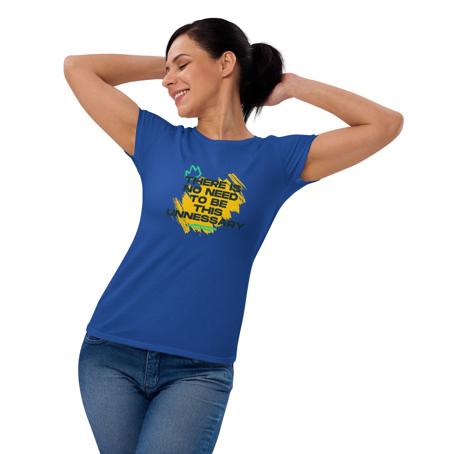 Women's "No Need to be Unnecessary" T-Shirt - introvertgiftboxes.com