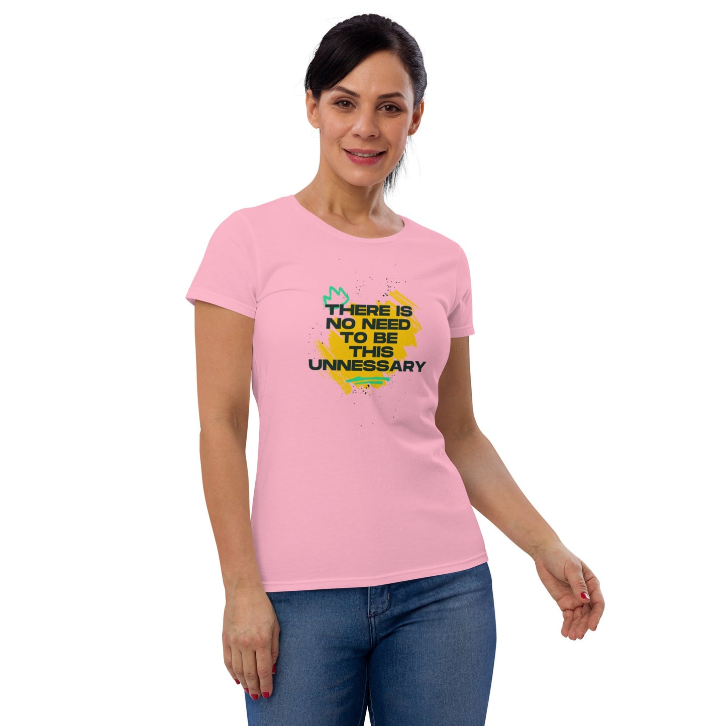 Women's "No Need to be Unnecessary" T-Shirt - introvertgiftboxes.com
