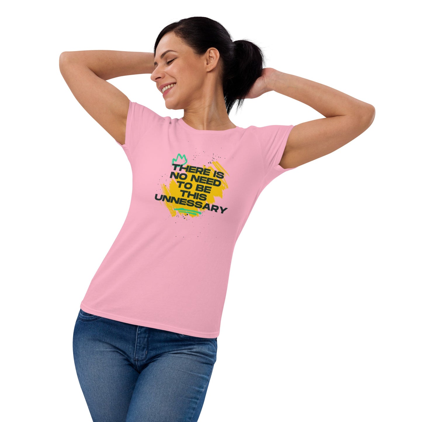 Women's "No Need to be Unnecessary" T-Shirt - introvertgiftboxes.com