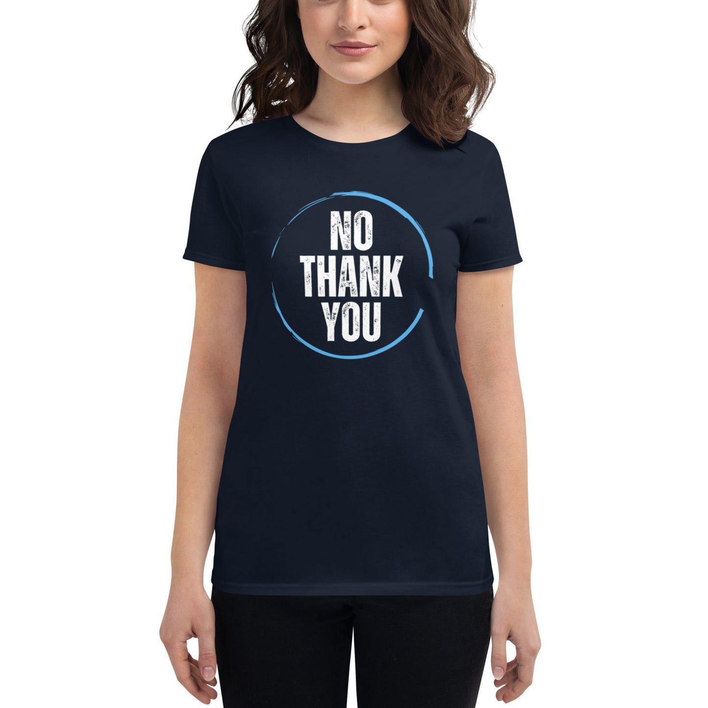 Women's "No Thank You" T-Shirt - introvertgiftboxes.com