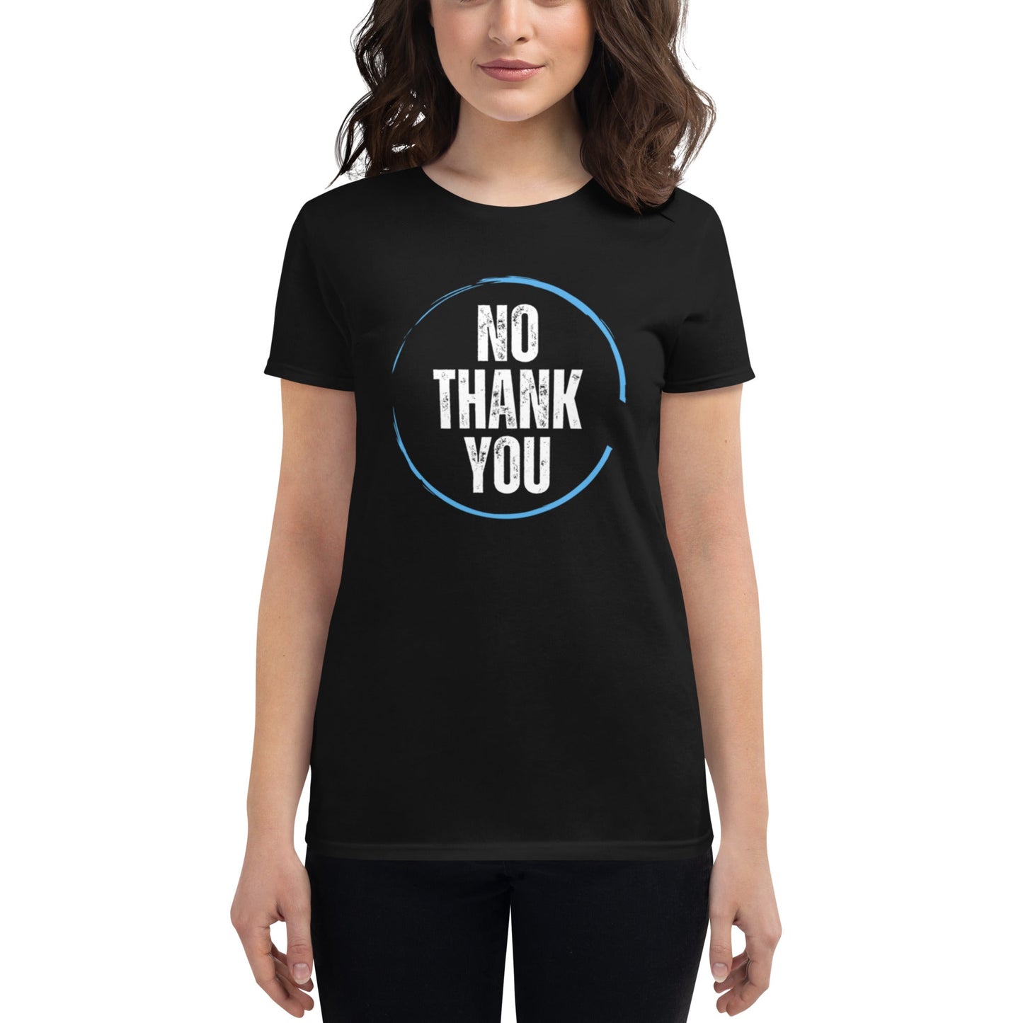 Women's "No Thank You" T-Shirt - introvertgiftboxes.com